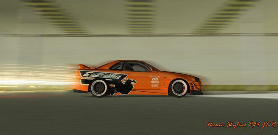 Nissan Skyline R34 for GTA 3