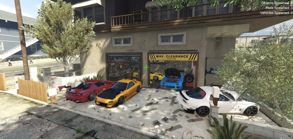Japanese-style garage for GTA 5