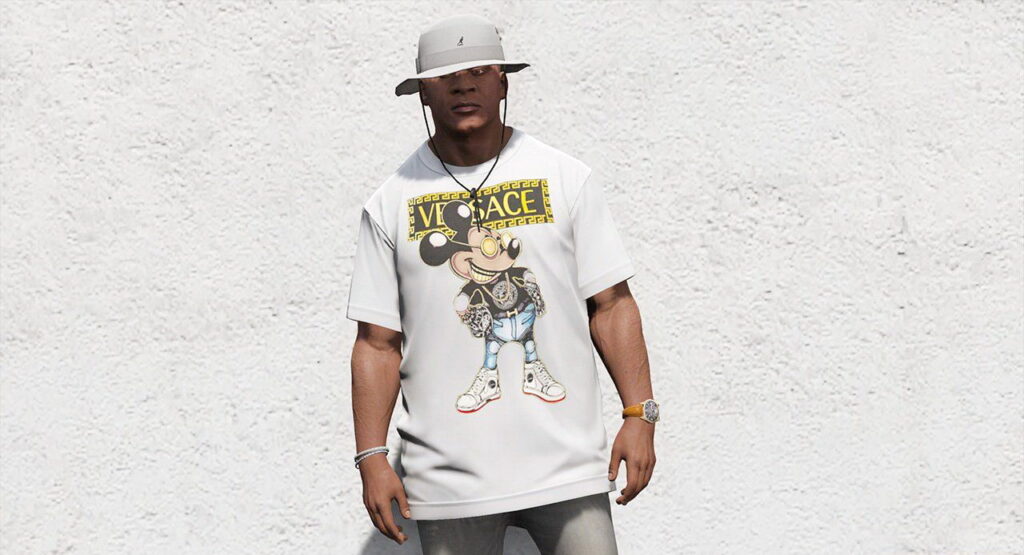 Versace T-shirt for GTA 5
