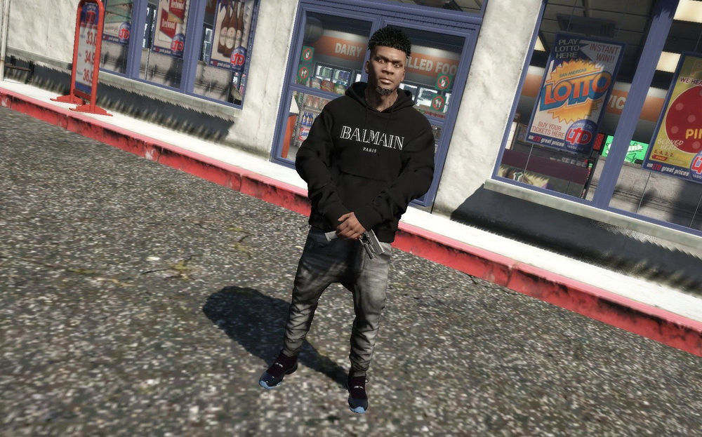 Худи Balmain для GTA 5