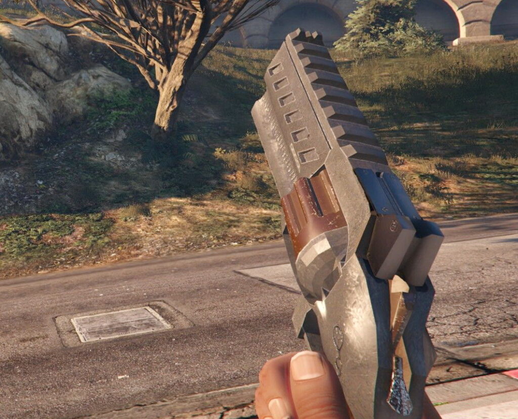 Revolver Hellboy for GTA 5