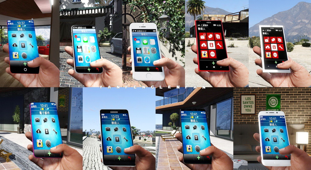 Real phones for GTA 5