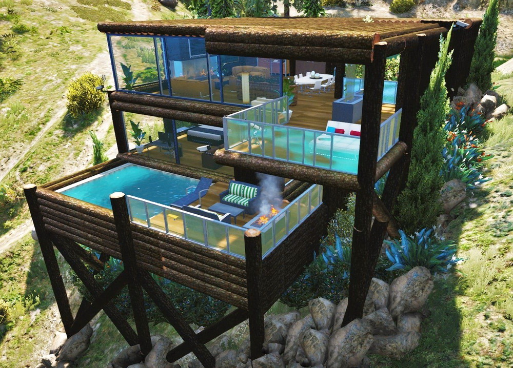 Log house for GTA 5