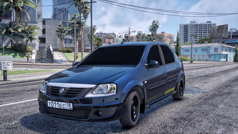Renault Logan для GTA 5