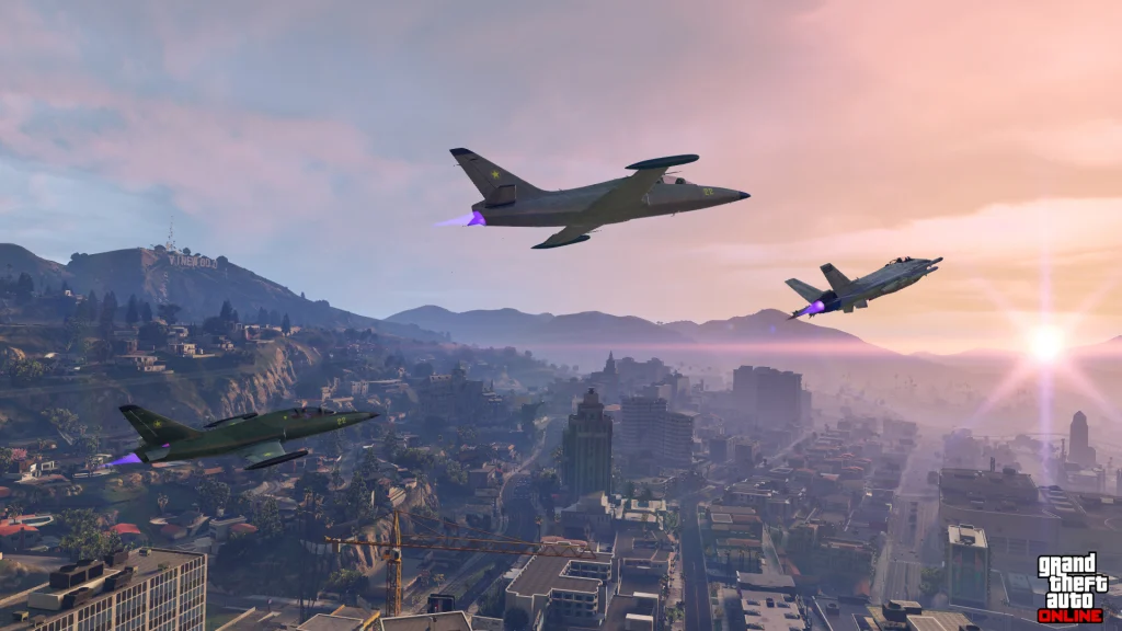 Воздушные силы в GTA 5