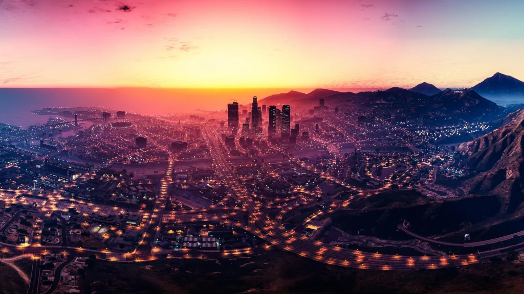 Ночь в GTA 5